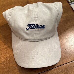Titleist White and Blue Golf Cap